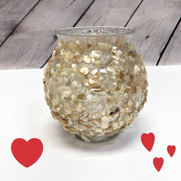 Other - 🎉HP🎉Seashell round candle holder/ trinket holder